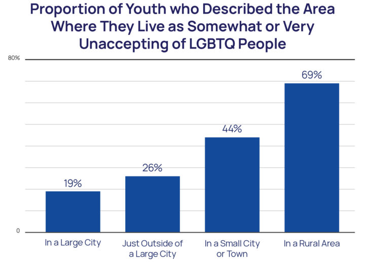 LGBTQ+ Youth in Small Towns and Rural Areas Statistics